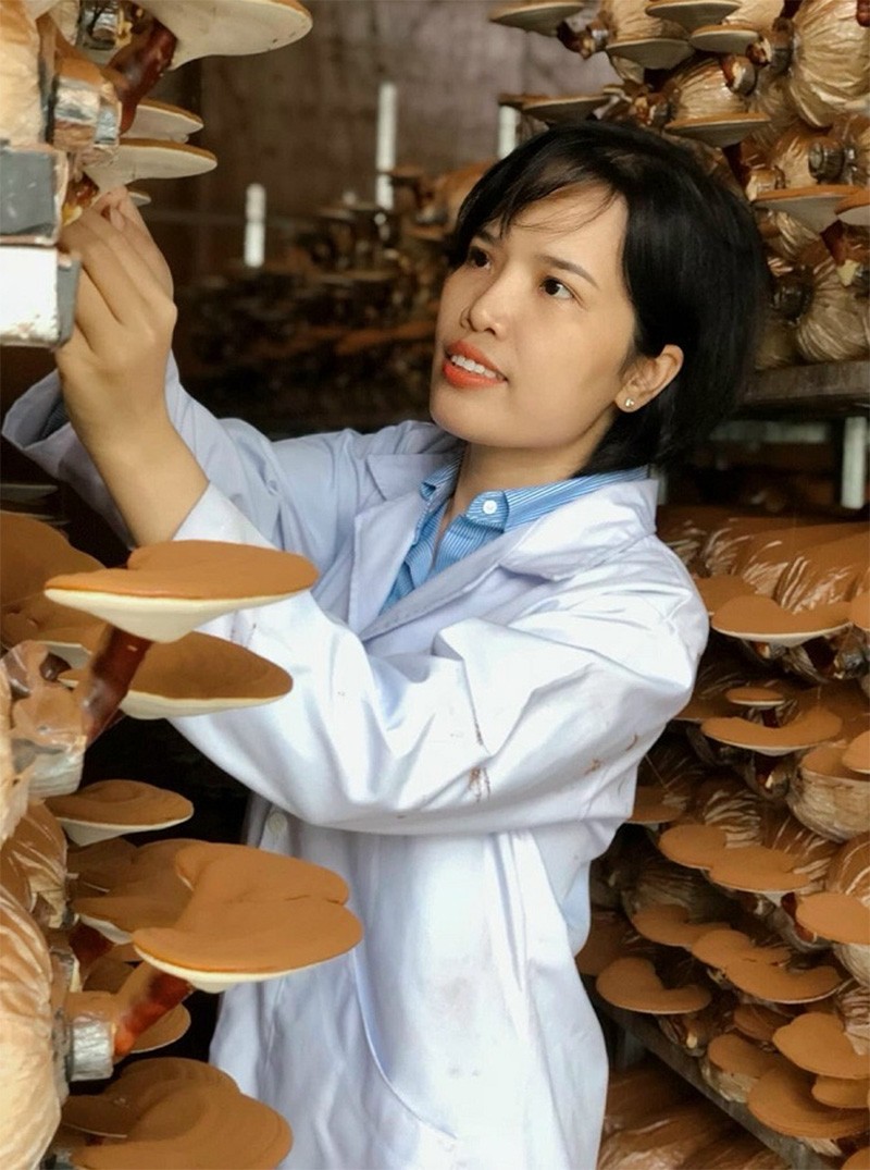 Ảnh 3: Ts. Nguyễn Thị Liên Thương “Mình chọn lọc những kiến thức, trải nghiệm trong quá trình du học để ứng dụng và góp sức cho sự phát triển nông nghiệp Việt” (Ảnh: ML).