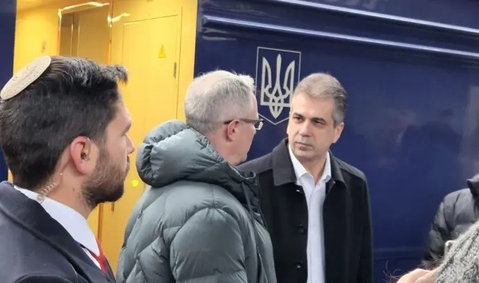 Ngoại trưởng Israel lần đầu thăm Kiev sau gần 1 năm Ukraine trải qua xung đột. (Nguồn: Jerusalem Post)