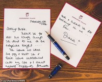 Thông báo số tiền bán bộ sưu tập 32 bức thư của cố Công nương Diana