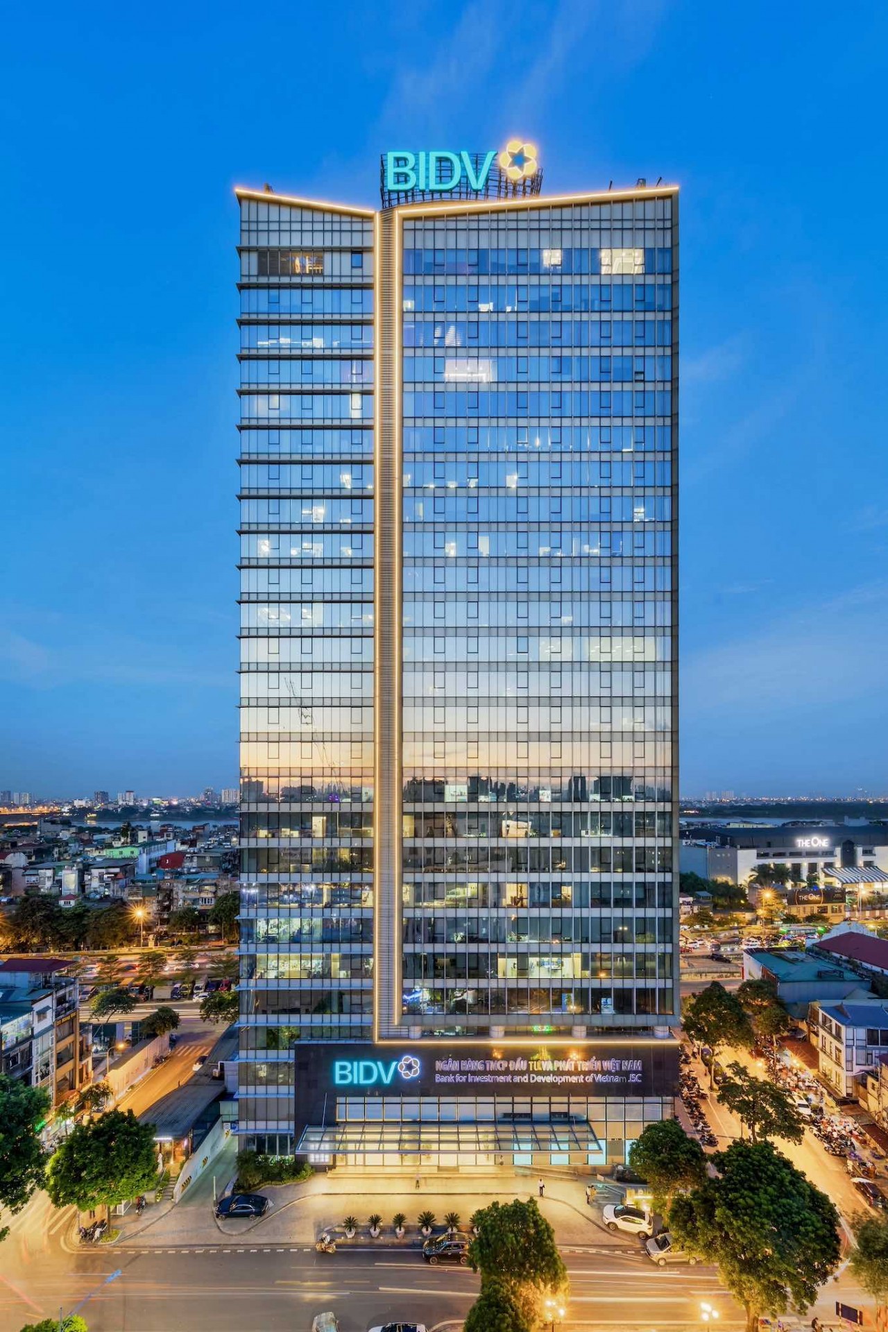 Trụ sở chính của ngân hàng BIDV.