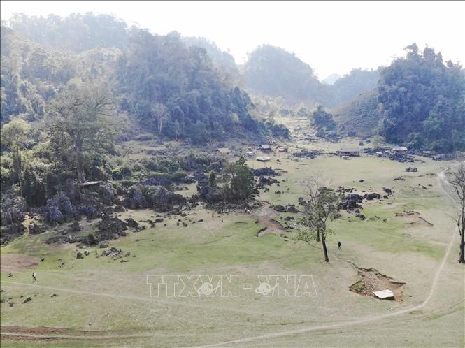 Một góc Hang Táu, ngôi làng nguyên sơ, yên bình ở xã Chiềng Hắc, huyện Mộc Châu, tỉnh Sơn La
