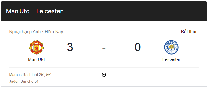 Link xem trực tiếp MU vs Leicester (21h00 ngày 19/2/2023) vòng 24 Ngoại hạng Anh 2022-2023