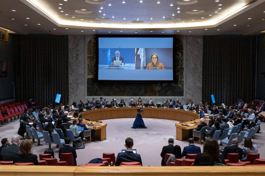 Các khu định cư Do Thái: Mỹ đồng thuận, HĐBA ra tuyên bố chung tỏ 'thất vọng', Israel trách Washington. (Nguồn: UN Photo)