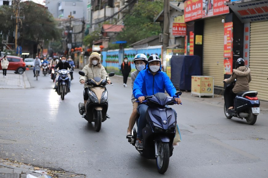 Không khí lạnh ở Bắc Bộ vào đêm và sáng có thể ảnh hưởng xấu đến sức khỏe cộng đồng. (Nguồn: TTXVN) Không khí lạnh ở Bắc Bộ vào đêm và sáng có thể ảnh hưởng xấu đến sức khỏe cộng đồng. (Nguồn: TTXVN)