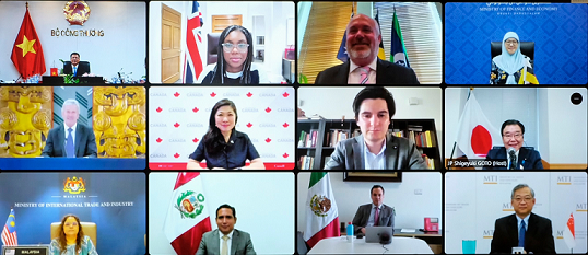 Các nước thành viên thảo luận về việc gia nhập Hiệp định CPTPP của Vương quốc Anh. (Nguồn: Bộ Công Thương)