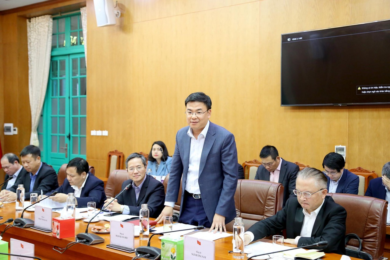 Thứ trưởng Phạm Quang Hiệu phát biểu tại cuộc làm việc với Đoàn Trưởng Cơ quan đại diện đợt bổ nhiệm năm 2022. (Ảnh: Quang Hòa) Thứ trưởng Phạm Quang Hiệu phát biểu tại cuộc làm việc với Đoàn Trưởng Cơ quan đại diện đợt bổ nhiệm năm 2022. (Ảnh: Quang Hòa)