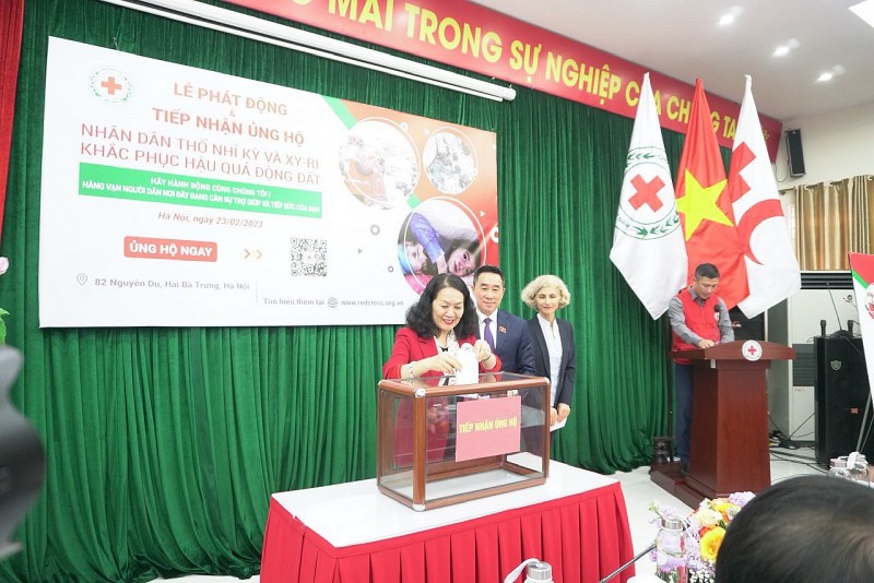 Tiếp nhận gần 10 tỉ đồng ủng hộ người dân Thổ Nhĩ Kỳ, Syria Tiếp nhận gần 10 tỷ đồng ủng hộ người dân Thổ Nhĩ Kỳ, Syria khắc phục hậu quả động đất