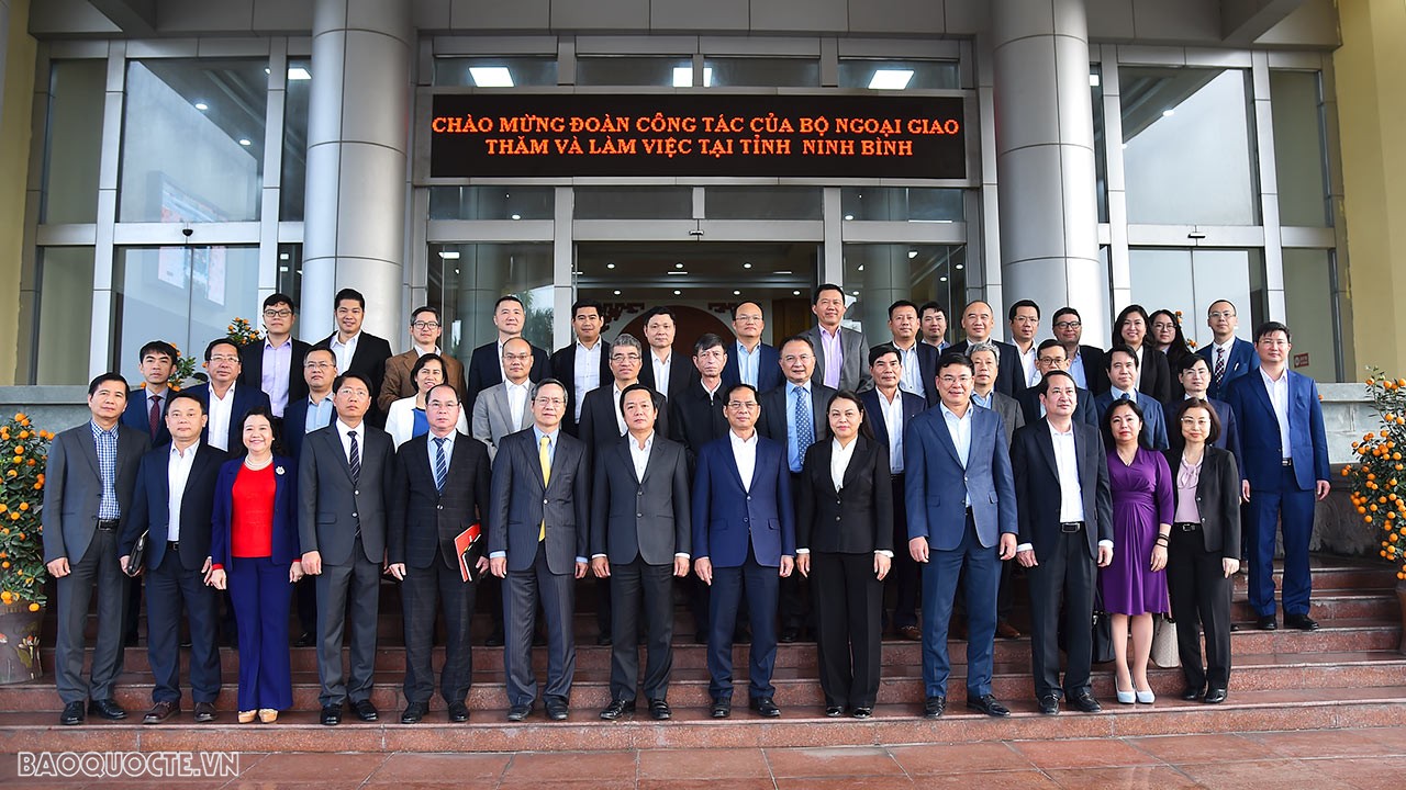 Ninh Bình phối hợp với Bộ Ngoại giao thúc đẩy hoạt động kinh tế đối ngoại Ninh Bình phối hợp với Bộ Ngoại giao thúc đẩy hoạt động kinh tế đối ngoại