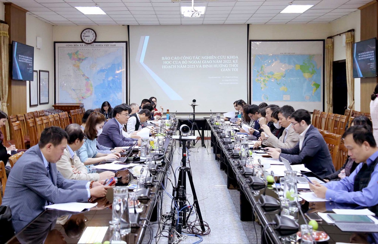 Công tác nghiên cứu khoa học của Bộ Ngoại giao đã có những bước chuyển cả ở chiều rộng và chiều sâu