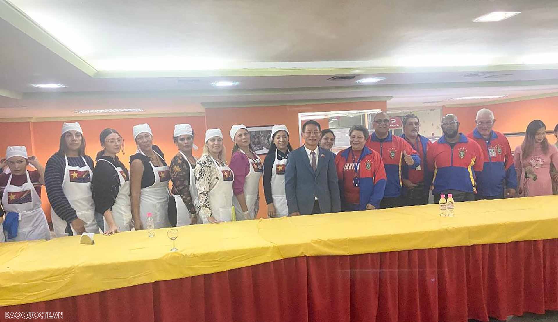 Khai giảng các khóa học tiếng Việt, nấu ăn, múa cổ truyền và Việt Võ đạo tại trường Đại học UNEFA, Venezuela