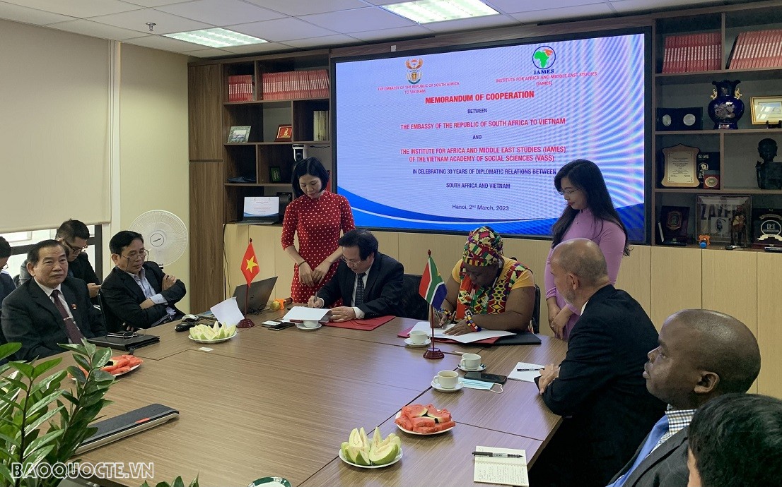 Hoạt động kỷ niệm 30 năm Việt Nam-Nam Phi: Những đóng góp tích cực thúc đẩy quan hệ hợp tác song phương