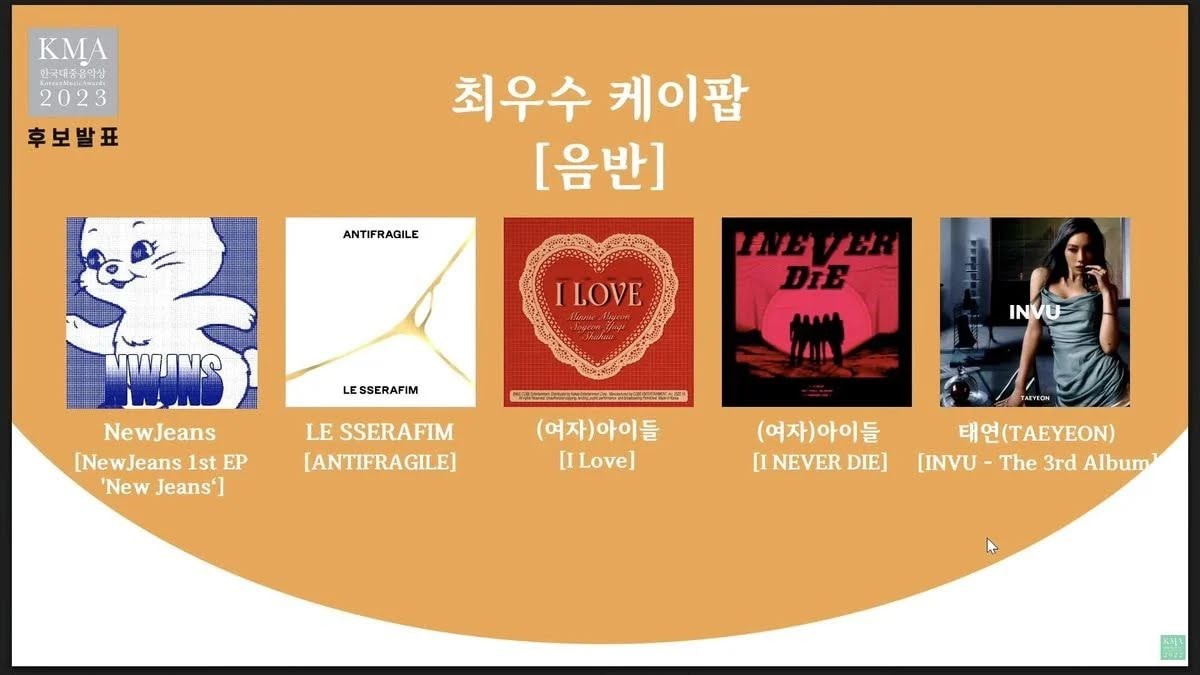 Kpop: NewJeans ‘càn quét’ giải thưởng Âm nhạc Hàn Quốc 2023