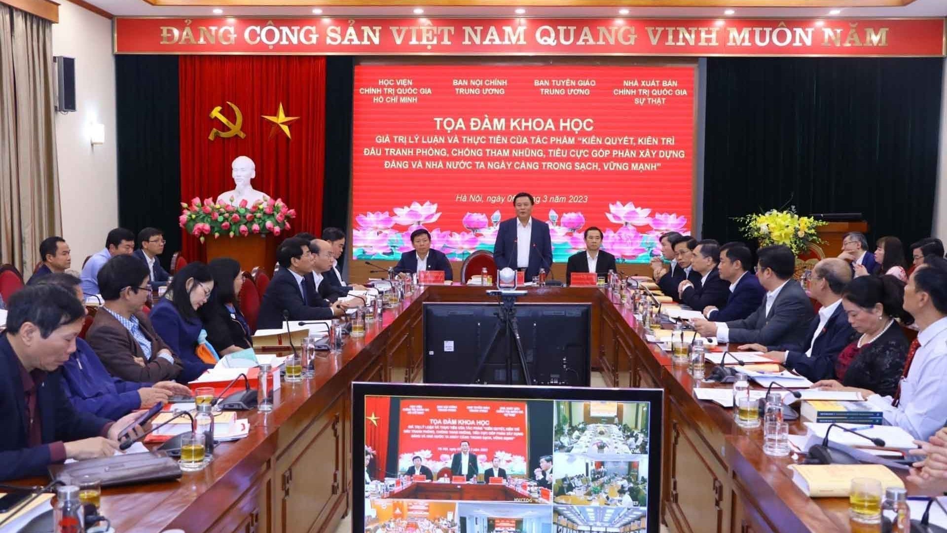 cuon sach cua tong bi thu ve phong chong tham nhung tieu cuc gop phan bao ve nen tang tu tuong cua dang