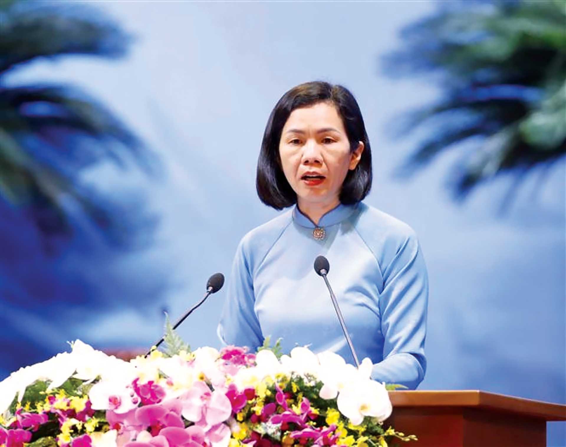 Phó Chủ tịch Hội LHPN Việt Nam Nguyễn Thị Minh Hương. (Nguồn: Hội LHPN VN)