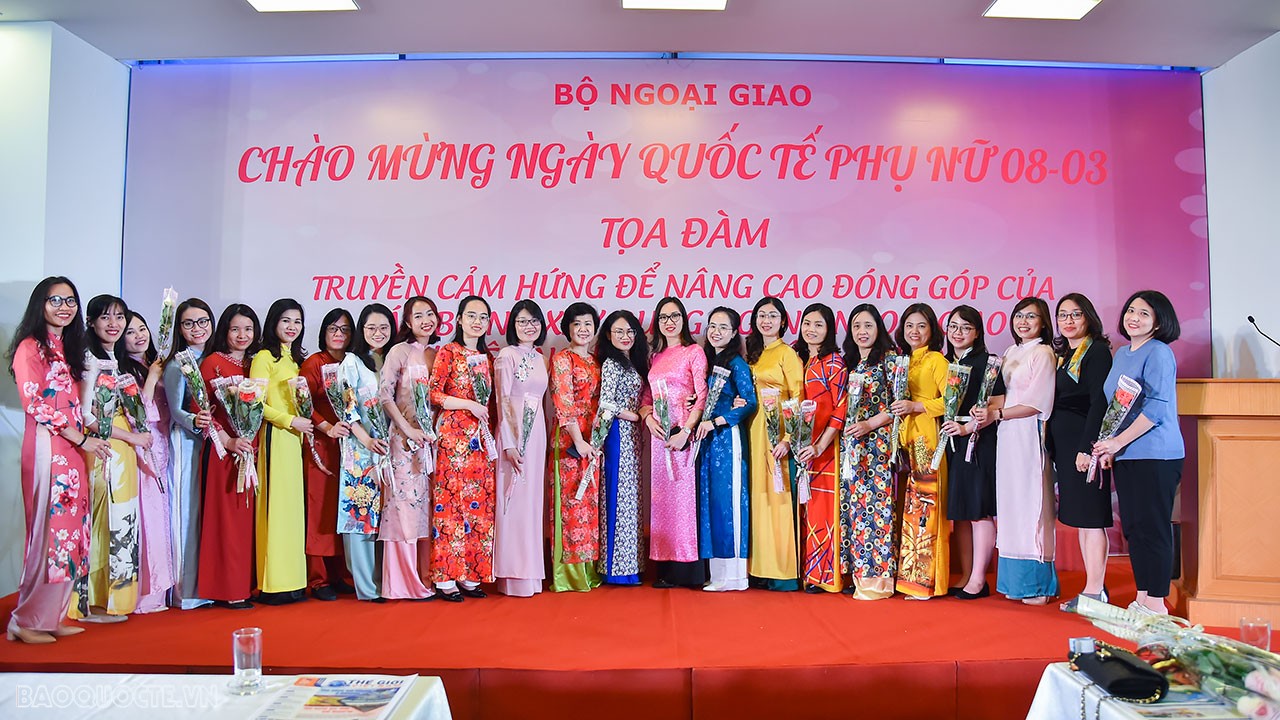 Bộ Ngoại giao tổ chức Lễ kỷ niệm 113 năm Ngày quốc tế Phụ nữ 8/3