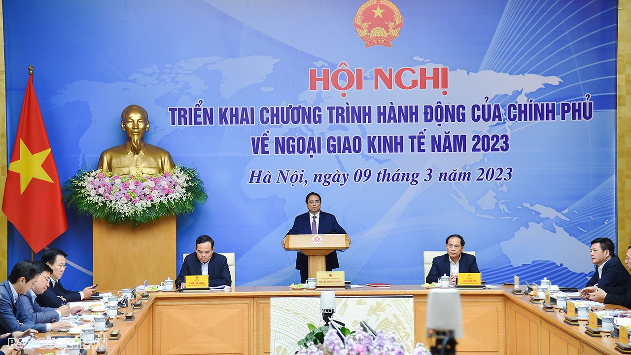 Phát huy lợi thế để thúc đẩy toàn diện ngoại giao kinh tế trong năm 2023