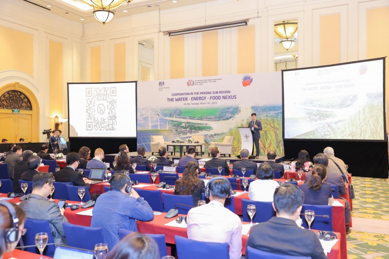 Hội thảo quốc tế ‘Hợp tác tại tiểu vùng Mekong: Mối quan hệ giữa nguồn nước - năng lượng - lương thực’ Hội thảo quốc tế ‘Hợp tác tại tiểu vùng Mekong: Mối quan hệ giữa nguồn nước - năng lượng - lương thực’