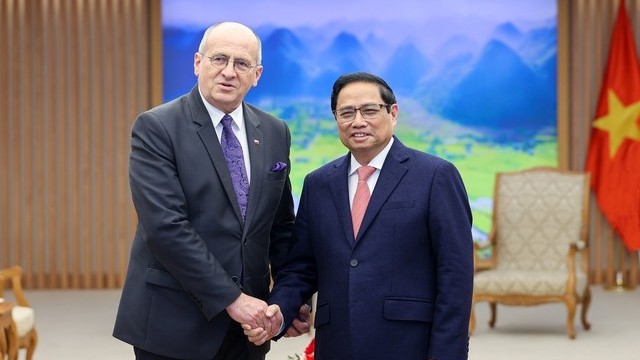 Thủ tướng Phạm Minh Chính tiếp Bộ trưởng Ngoại giao Ba Lan Zbigniew Rau