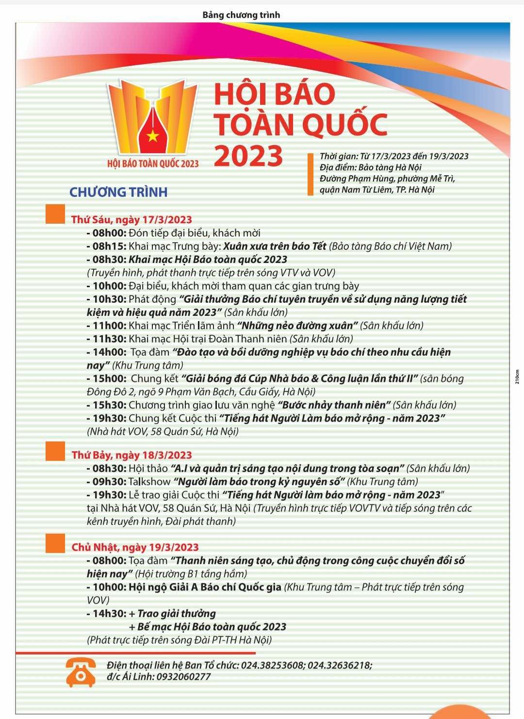 Toàn cảnh phiên khai mạc Hội báo toàn quốc năm 2023 qua ảnh