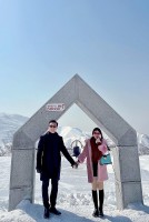 Hoa hậu Lê Âu Ngân Anh và chồng MC hạnh phúc hưởng tuần trăng mật ở Nhật Bản