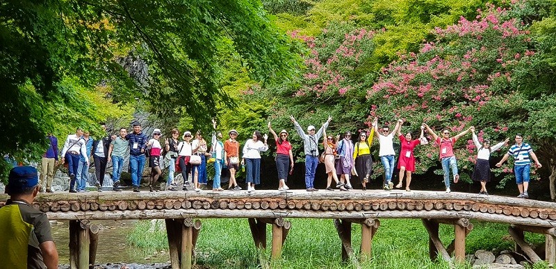 Du khách Việt check in tại Jeollanam-do.