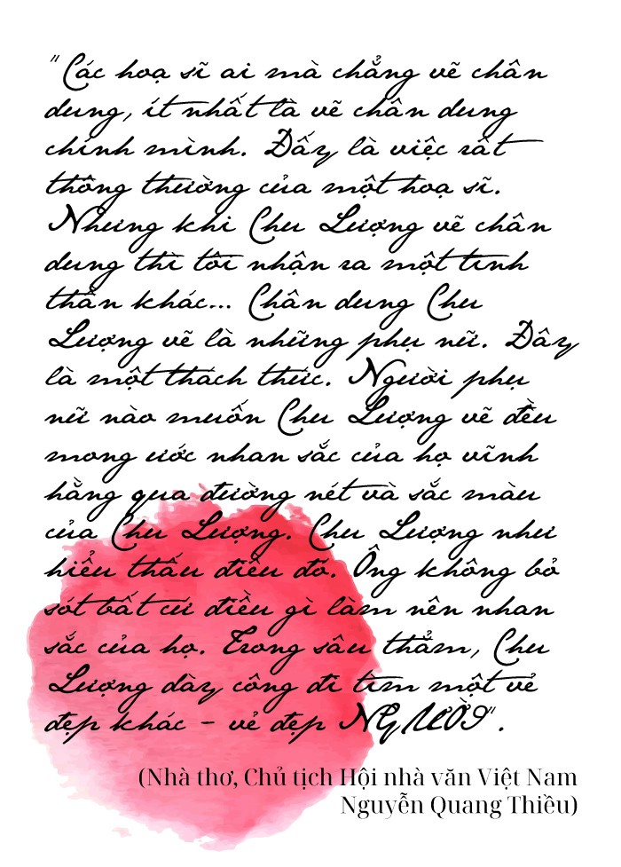 Chu Lượng: Người vẽ các “tiên nữ” bằng tinh thần Hiệp sĩ