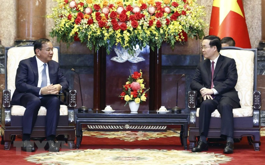 Chủ tịch nước Võ Văn Thưởng tiếp Phó Thủ tướng, Bộ trưởng Ngoại giao và Hợp tác quốc tế Campuchia