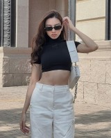 Thời trang đời thường, năng động, cá tính của Hoa hậu Thùy Tiên