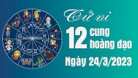 Tử vi 12 cung hoàng đạo ngày Thứ Sáu 24/3/2023: Cự Giải có tình yêu đẹp
