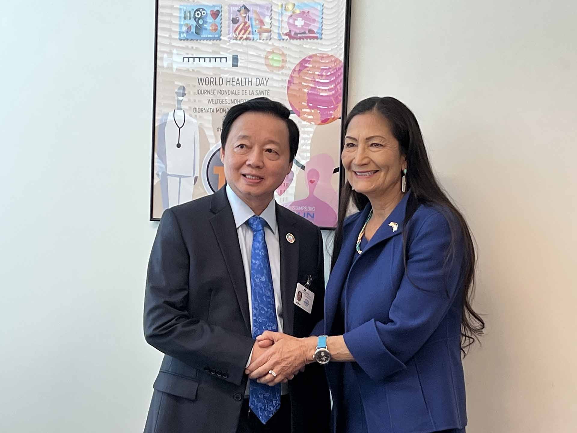 Phó Thủ tướng Trần Hồng Hà dự, phát biểu tại Hội nghị về Nước của Liên hợp quốc và tiếp xúc song phương với lãnh đạo các nước