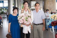 Á vương 1 Mister Universe Tourism 2023 Hoàng Sơn trở về trong vòng tay người thân và bạn bè