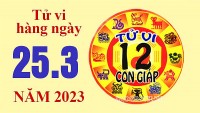 Tử vi hôm nay, xem tử vi 12 con giáp ngày 25/3/2023: Tuổi Dậu phát tài phát lộc