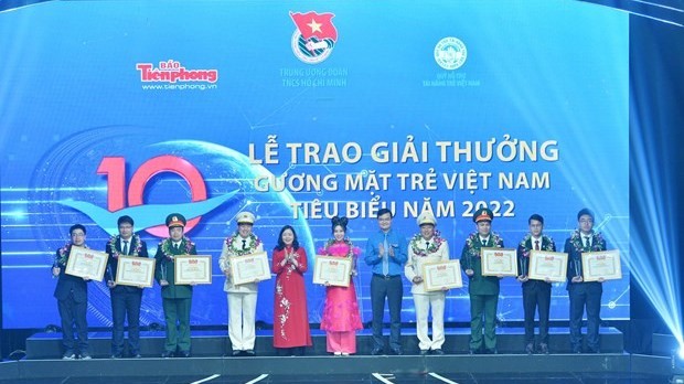 10 gương mặt trẻ Việt Nam tiêu biểu năm 2022 được vinh danh là những ai?