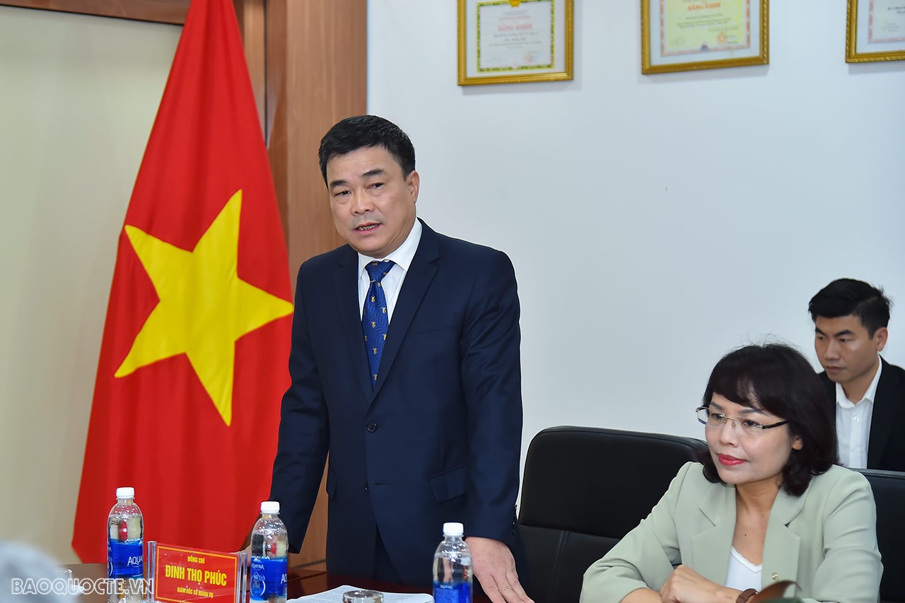 Bộ trưởng Ngoại giao Bùi Thanh Sơn thăm và làm việc tại Sở Ngoại vụ tỉnh Quảng Ninh