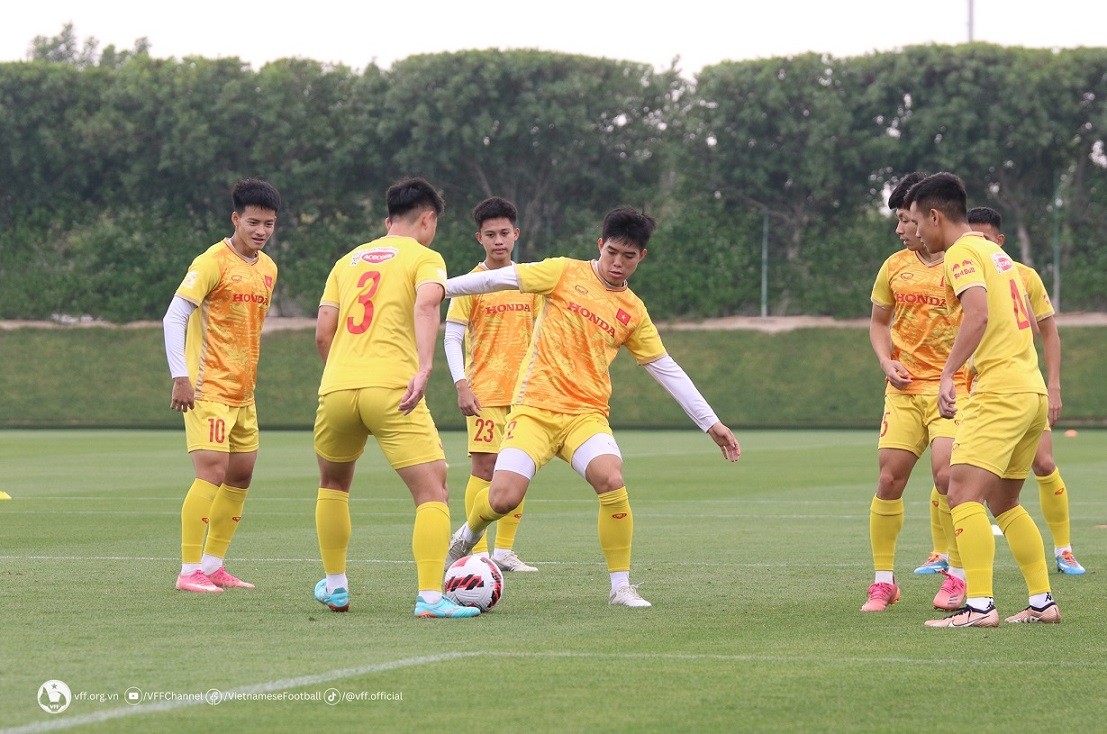 U23 Doha Cup 2023: U23 Việt Nam cố gắng đạt mức tiến bộ cao hơn trong trận cuối với U23 Kyrgyzstan U23 Doha Cup 2023: U23 Việt Nam cố gắng đạt mức tiến bộ cao hơn trong trận cuối với U23 Kyrgyzstan