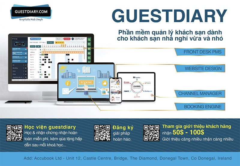 GuestDiary - giải pháp tối ưu về quản trị khách sạn