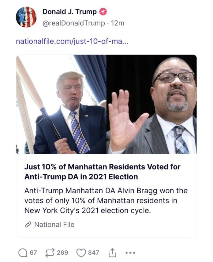 Alvin Bragg, Donald Trump và 'cuộc săn phù thủy' thời hiện đại