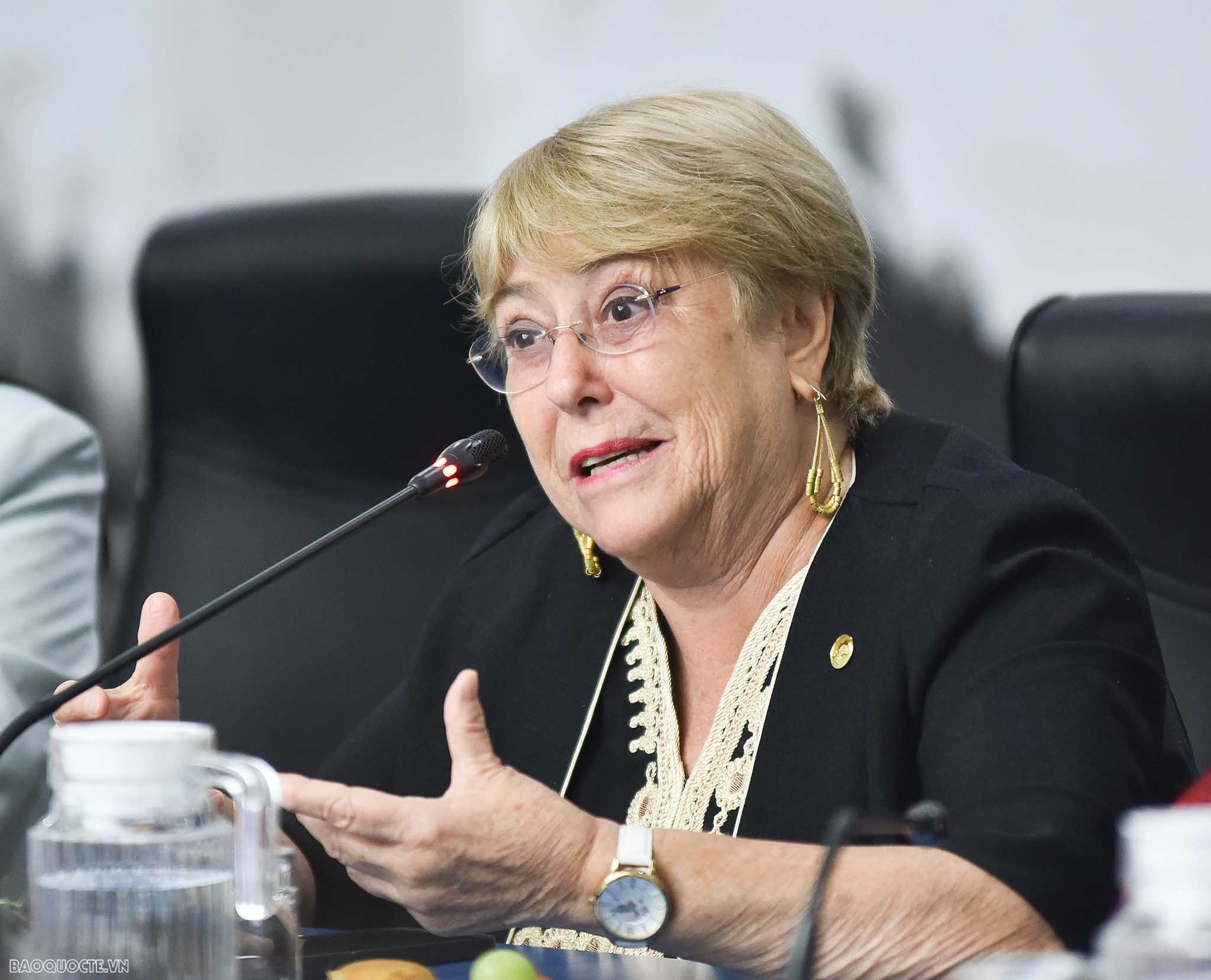 Bà Michelle Bachelet và 'khoảnh khắc tuyệt vời' cùng Việt Nam