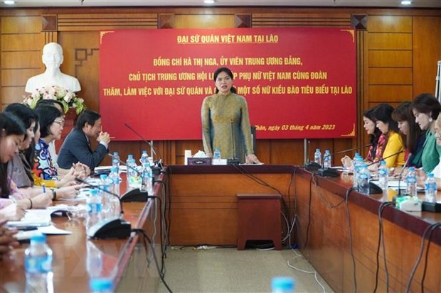 Phụ nữ Việt Nam tại Lào ngày càng gắn kết, mở rộng và phát triển Phụ nữ Việt Nam tại Lào ngày càng gắn kết, mở rộng và phát triển