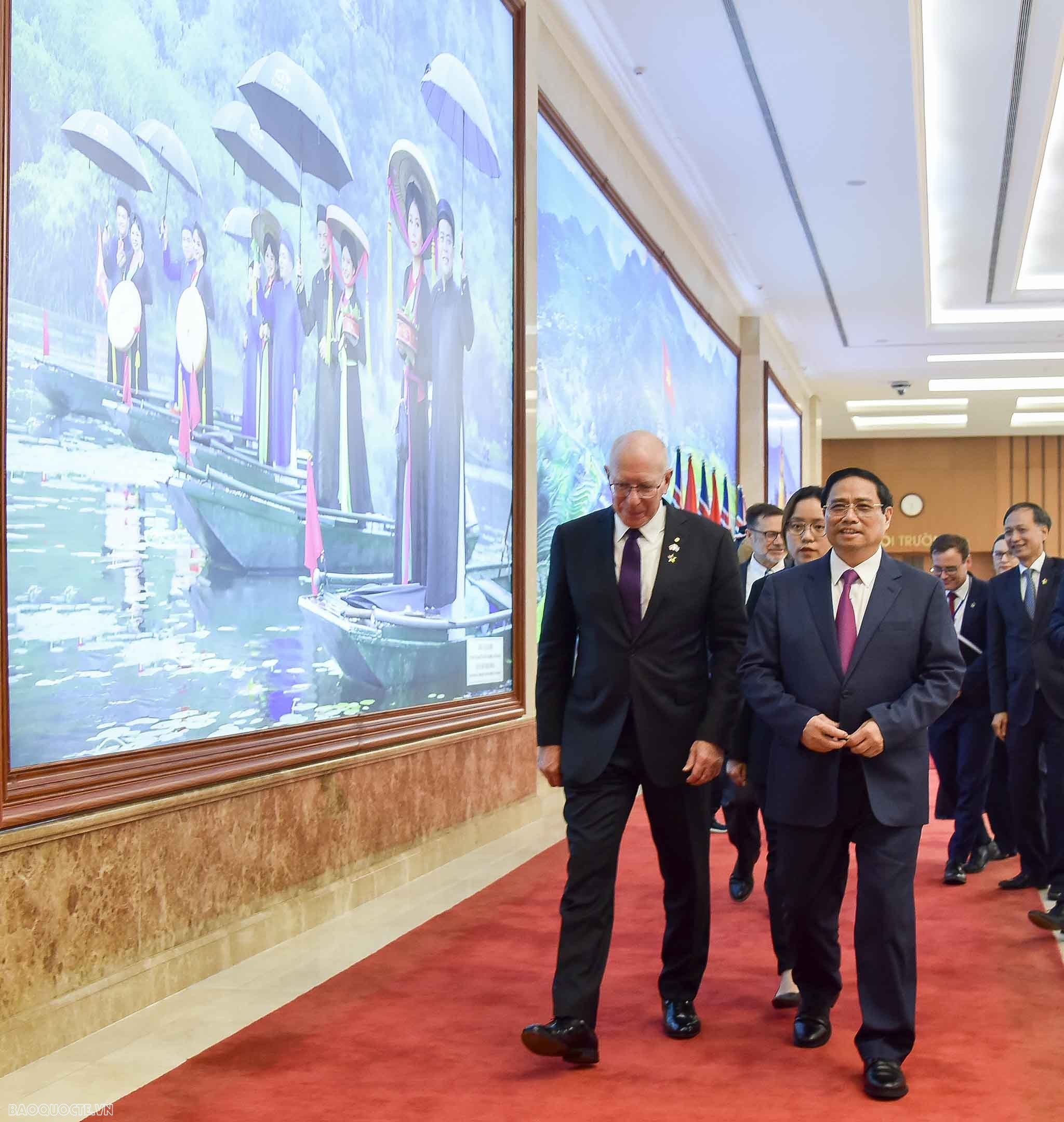 Thủ tướng Phạm Minh Chính tiếp Toàn quyền Australia David Hurley