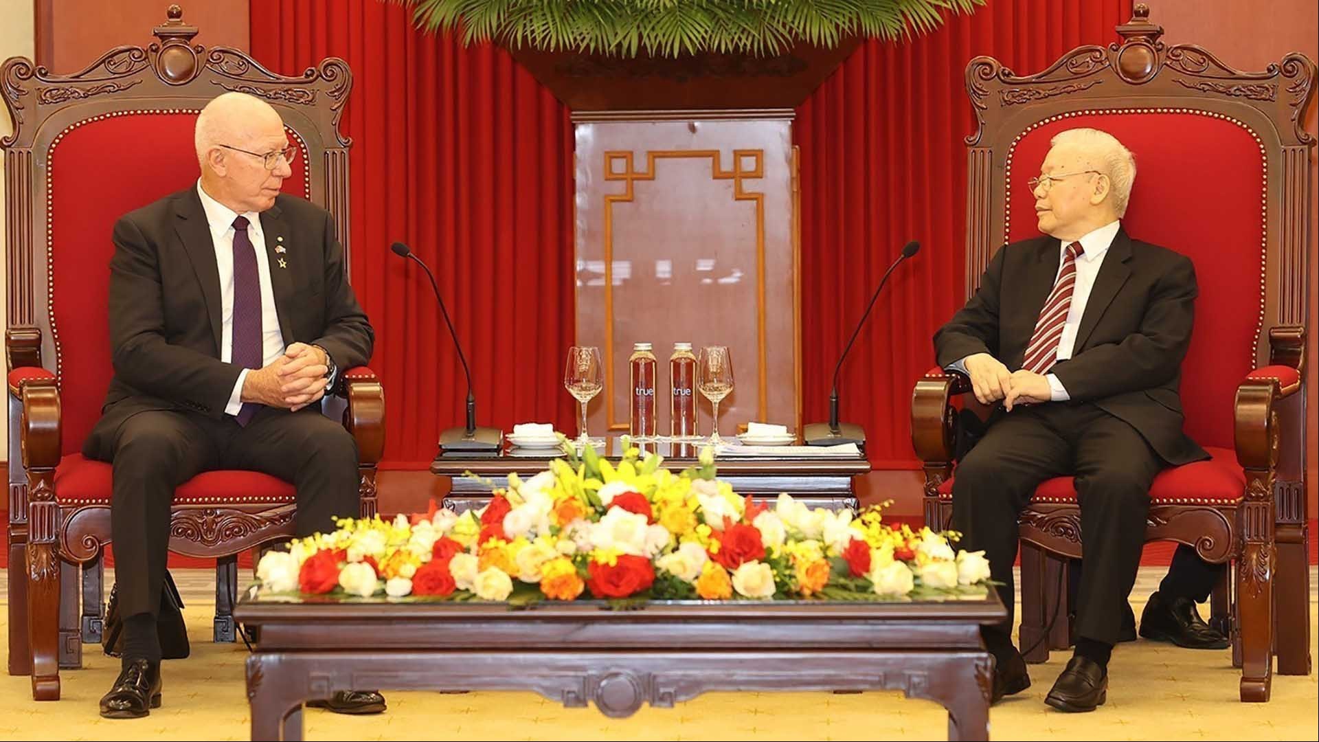 tong bi thu nguyen phu trong tiep toan quyen australia