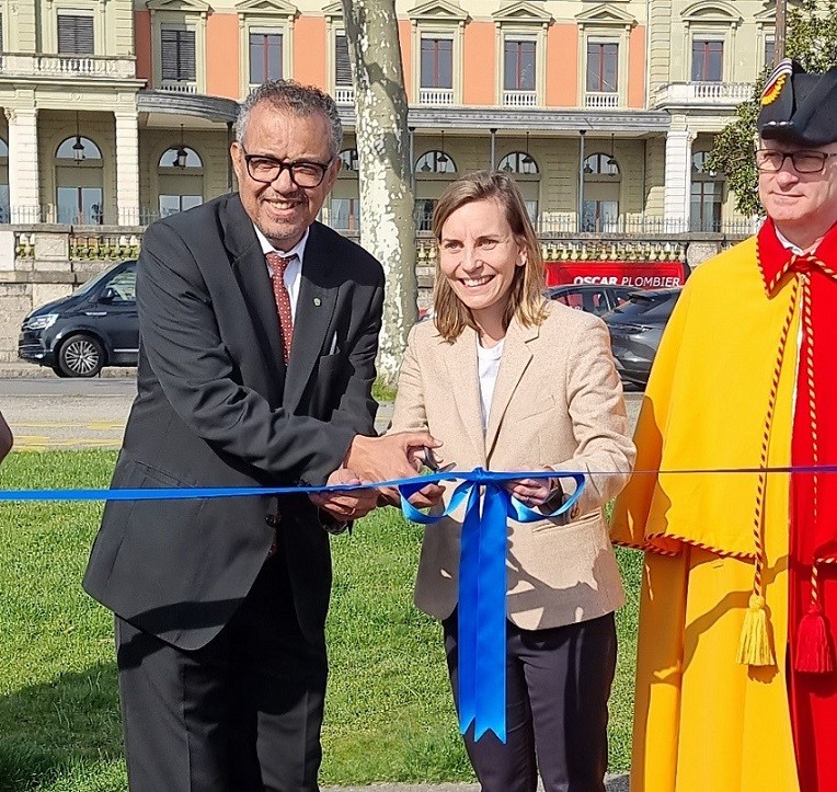 WHO kỷ niệm 75 năm thành lập, đề cao vai trò của các quốc gia thành viên tăng cường sức khỏe cho mọi người. (Nguồn: Phái đoàn Việt Nam tại Geneva)