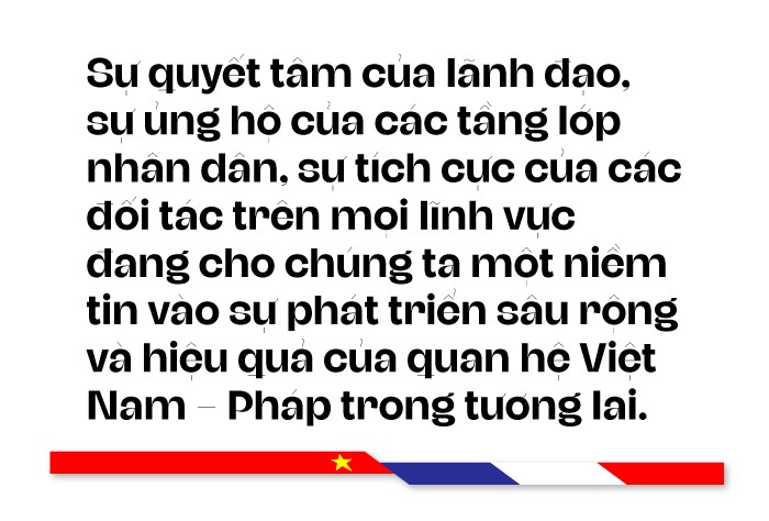 50 năm quan hệ Việt Nam-Pháp : Từ nền tảng vững chắc đến hành trình cùng xây dựng sức mạnh và chỗ đứng