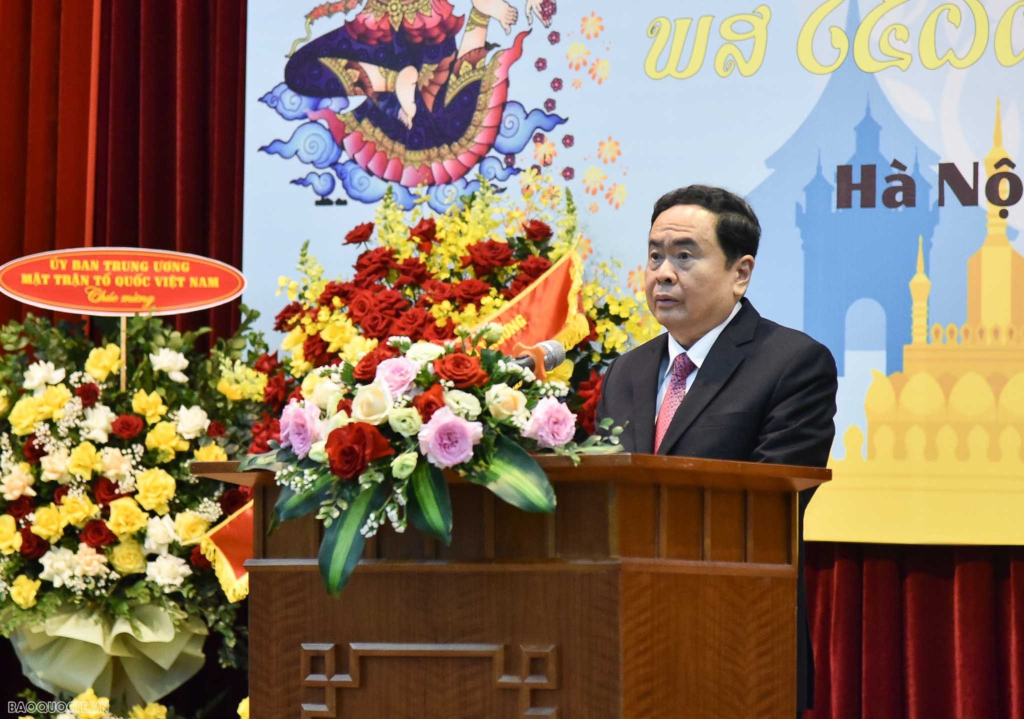 Thúc đẩy quan hệ hữu nghị vĩ đại, đoàn kết đặc biệt nhân dịp Tết cổ truyền Bunpimay Lào