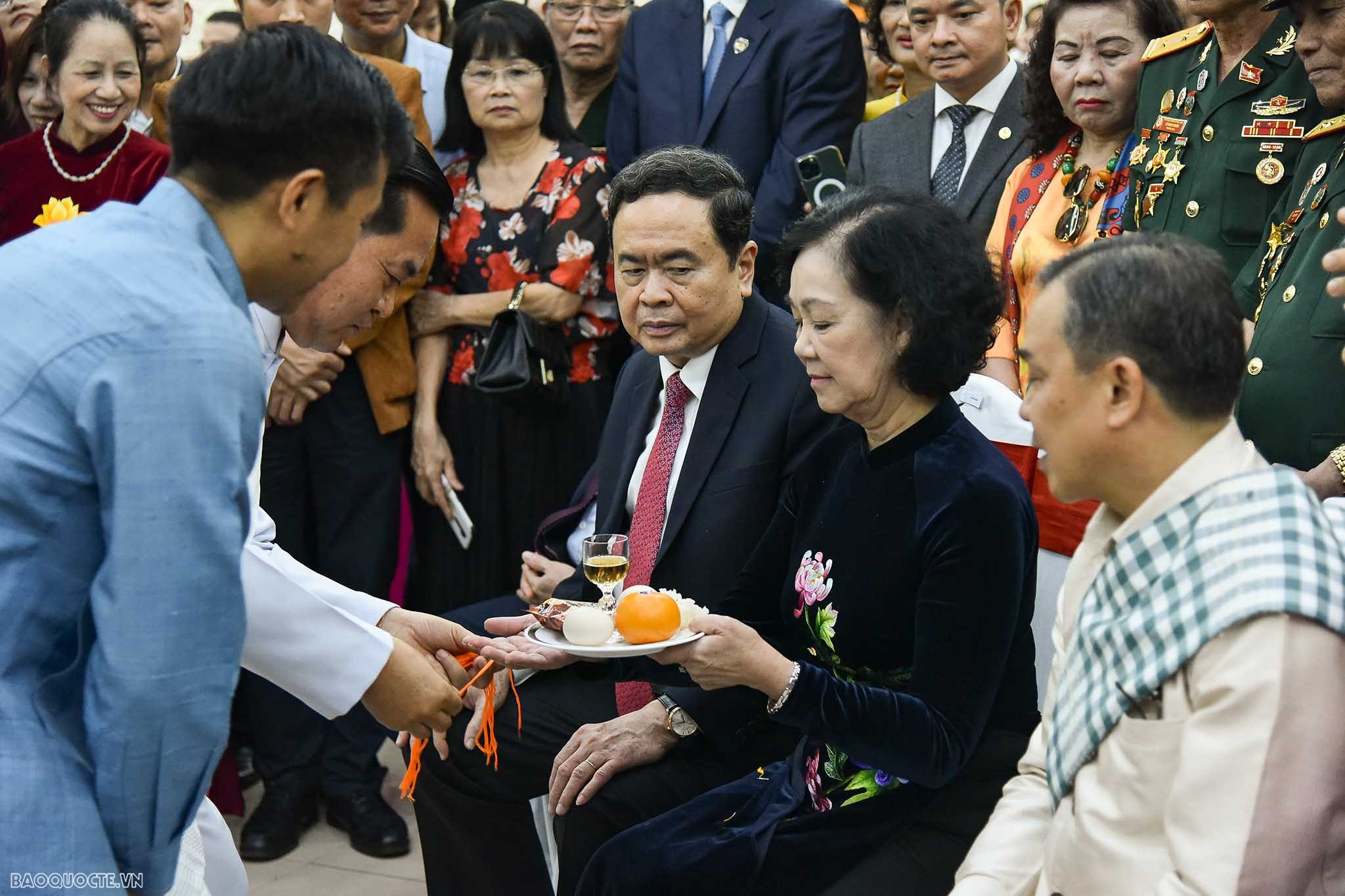 Thúc đẩy quan hệ hữu nghị vĩ đại, đoàn kết đặc biệt nhân dịp Tết cổ truyền Bunpimay Lào