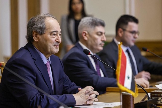 Ngoại trưởng Syria Faisal Mekdad trong chuyến thăm Ai Cập ngày 1/4. (Nguồn: AFP) Ngoại trưởng Syria Faisal Mekdad trong chuyến thăm Ai Cập ngày 1/4. (Nguồn: AFP)