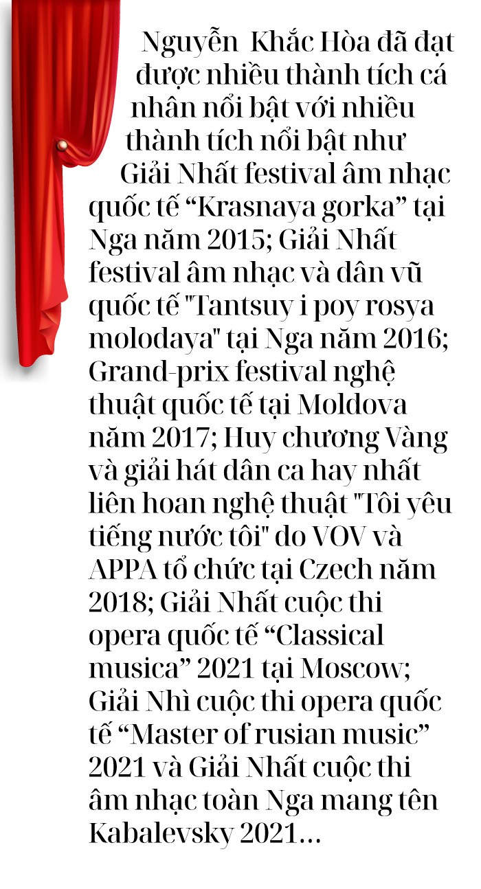 Nghệ sĩ opera Nguyễn Khắc Hòa: Muốn làm giàu “tấm danh thiếp” của Việt Nam khi giao lưu với thế giới
