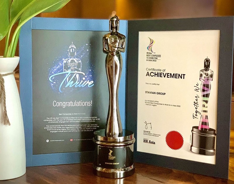 Tập đoàn Stavian là thương hiệu tuyển dụng được yêu thích nhất năm 2022
