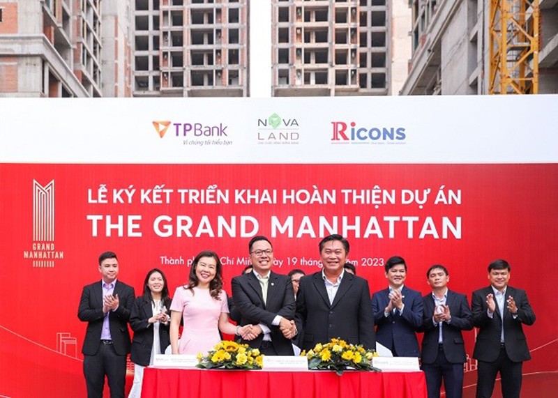 Việc ký kết hợp tác sẽ giúp cho The Grand Manhattan được triển khai đúng tiến độ (Ảnh:NVL)