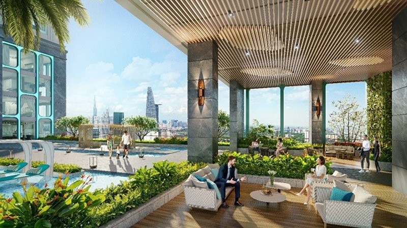 Phối ảnh dự án Tổ hợp căn hộ thương mại The Grand Manhattan (Ảnh: NVL)